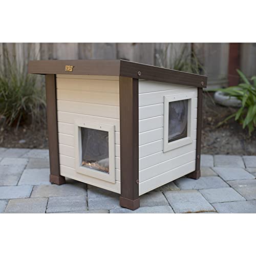 Albany Outdoor Feral Cat House, Multicolor