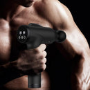 Massage Gun Deep Tissue, Handheld Electric Muscle Massager, High Intensity Percussion Massage Device for Pain Relief with 9 Attachments & 30 Speed(Black)