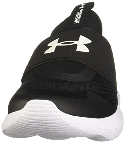 Under Armour Men's Runplay Road Running Shoe, Black (006)/White, 10