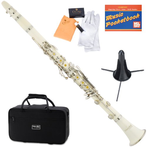 Bb Clarinet w/Case - Best Beginners Clarinet for Students, Adults and Kids w/Stand