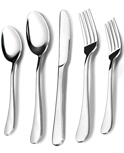 40 Piece Silverware Set, Premium Silverware Cutlery Set Stainless Steel