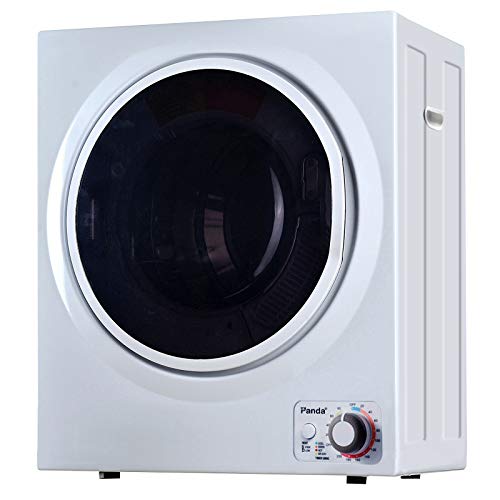 110V Electric Portable Compact Laundry Clothes Dryer, 1.5 cu.ft, Stainless Steel Drum