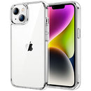 JETech Case for iPhone 14 Plus 6.7-Inch, Non-Yellowing Shockproof Phone Bumper Cover, Anti-Scratch Clear Back (Clear)