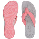Jeossy Women's 58 Pink Flip Flops Sandals Slip on Summer Comfort Sandal Cotton Outdoor Shoes Size 8(DJY858 Pink 08)