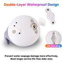 Rechargeable Bath Toys with Double Layer Waterproof, Light Up Whale Spray
