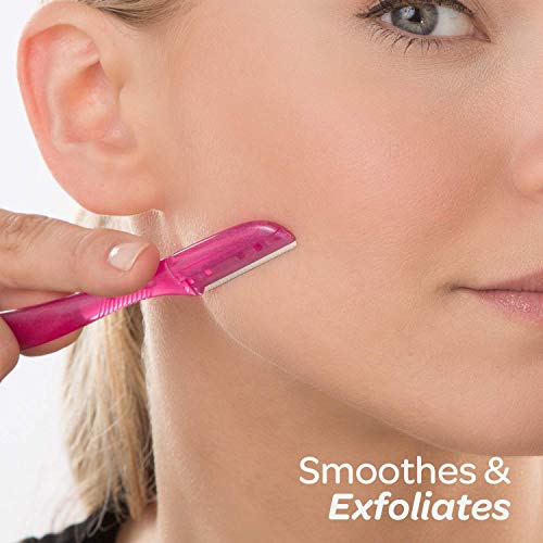Multipurpose Exfoliating Dermaplaning Tool, Eyebrow Razor, and Facial Razor
