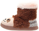 Girl's Zoo Friends Bootie Slipper, Sleepy Sloth, X-Small Little Kid US