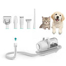 Pro Pet Grooming Kit & Vacuum Suction 99% Pet Hair, Professional Grooming Clippers