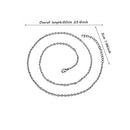 Pink Color Rhinestone Heart Shape Pendant Necklace for Mother Daughter 3 PCS