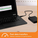 4TB Elements Portable External Hard Drive HDD, USB 3.0