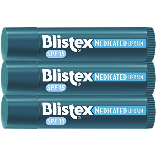 Blistex Medicated Lip Balm, 0.15 Ounce (Pack of 3)