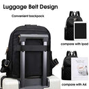 Backpack for Women, Nylon Travel Backpack Purse Black Shoulder Bag Small Casual Daypack