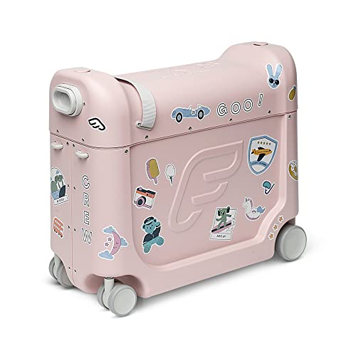 BedBox, Pink Lemonade - Kid's Ride-On Suitcase & In-Flight Bed