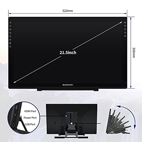 21.5'' Drawing Tablet Monitor with Adjustable Stand