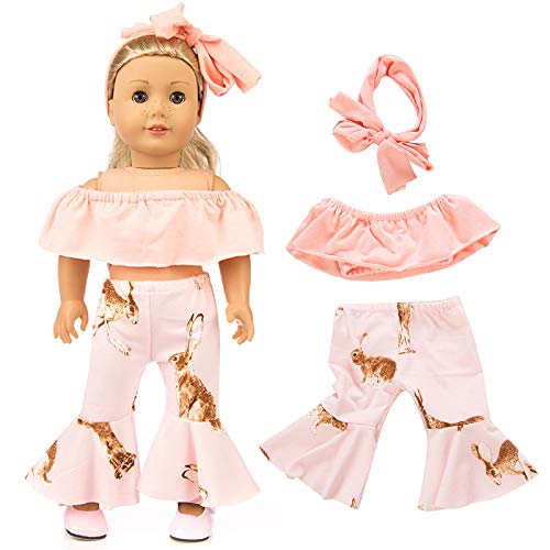 7 Sets 18 inch Doll Clothes Gifts and Accessories, Fit American 18 inch Girls Doll