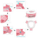 Portable Potty Seat for Kids Travel - Foldable Training Toilet Chair for Toddler