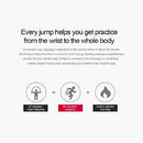 Skipping Rope with Ball Bearings Rapid Speed Jump Rope Cable and 6” Memory Foam Handles