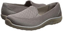 Skechers womens Loafer Flat, Dark Taupe, 8 US