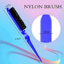 3 Pieces Teasing Brush Set Dual Edge Brush and Comb Bristle Hair Brush Comb