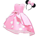 Girls Polka Dot Halloween Christmas Princess Party Cosplay Pageant Fancy Costume