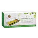 Window Bird Feeders with Strong Suction Cups - 4 Cups Tray with Drainage Holes