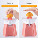 Electric Citrus Juicer, Orange Juicer with Lockable Pour Spout , All-Copper Motor