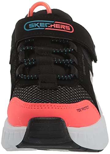 Skechers Kids Boy's GAMETRONIX Sneaker, Black/Multi, 4 Big Kid