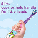 Colgate Kids Electric Battery Powered Toothbrush for Ages 3+, Extra Soft, Unicorn