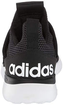 adidas mens Lite Racer Adapt 3.0 Running Shoe, Black/Black/Grey, 10.5 US
