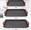 Baking Sheets for Oven Nonstick Cookie Sheet Set - 3 Piece Steel Bakeware Set