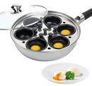Egg Poacher Pan -Stainless Steel Poached Egg Cooker –Perfect Poached Egg Maker