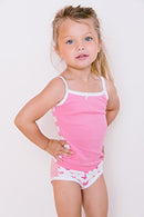 Girls Multi Stripe / Butterfly Print - Tagless Briefs Underwear