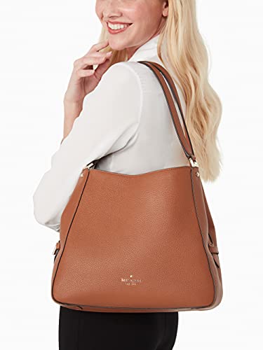 Kate Spade Leila Medium Triple Compartment Shoulder Bag (Warm Gingerbread)