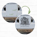 90 Egg Cartons- Printed with Blank Center for Your Custom Stamp