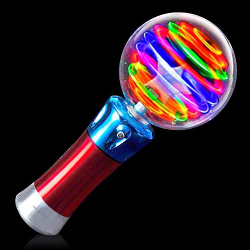 Light Up Magic Ball Toy Wand for Kids - Flashing LED Wand