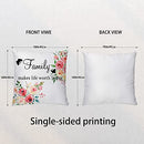 Muuyi Flower Pillow Covers 18x18 Pillow Protector Decorative Throw Pillows Decor