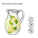Amazing Abby - Bubbly - Acrylic Pitcher (72 oz), Clear Plastic Pitcher, BPA-Free and Shatter-Proof, Great for Iced Tea, Sangria, Lemonade, and More