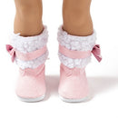 6 Pairs of Doll Shoes Include Boots Leather Shoes Fits 18 Inch American Girl Doll