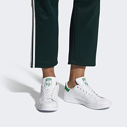 adidas Originals Men's Stan Smith (End Plastic Waste) Sneaker, White/White/Green