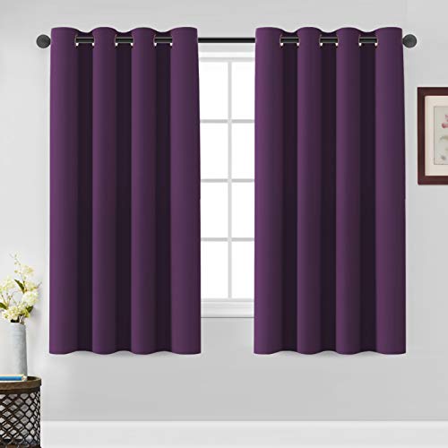 Thermal Insulated Light Blocking Soft Thick Grommet Curtain Drapes