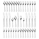 40 Piece Silverware Set, Premium Silverware Cutlery Set Stainless Steel