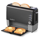 West Bend 77224 QuikServe Slide Through Wide Slot Toaster with Cool Touch