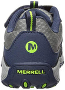 Merrell unisex child Trail Chaser Hiking Sneaker, Navy/Green, 6.5 Big Kid US