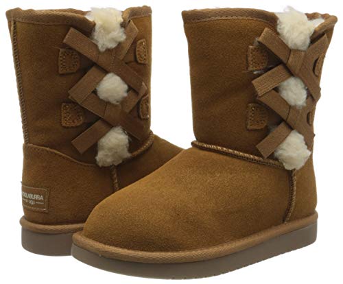 Unisex-Child Victoria Short Boot, Chestnut, 04 Youth US Big Kid