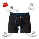 X-Large Black Total Support Pouch Men's Pack, Anti-Chafing, Moisture-Wicking Underwear