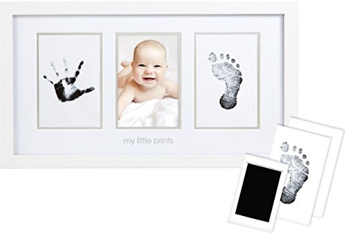 Babyprints Newborn Handprint and Footprint Photo Frame with Clean-Touch Ink Pad