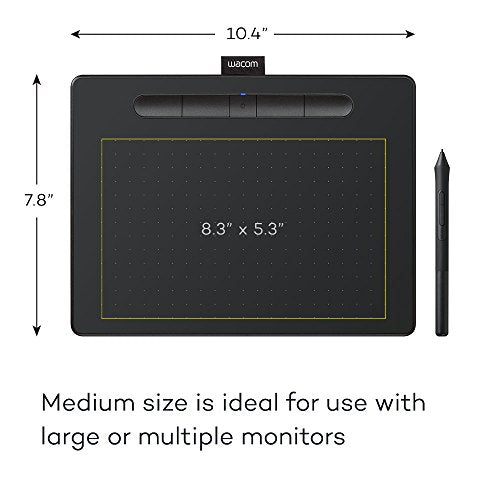 Wireless Graphics Drawing Tablet for Mac, PC, Chromebook & Android