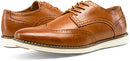 Men's Dress Shoes Brown Casual Dress Shoes for Men Oxford Shoes Business