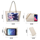Women Fashion Synthetic Leather Handbags Tote Bag Shoulder Bag