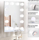 Hollywood Led Vanity Lights Strip Kit, w/ 14 Dimmable Bulbs (No Mirror Included)